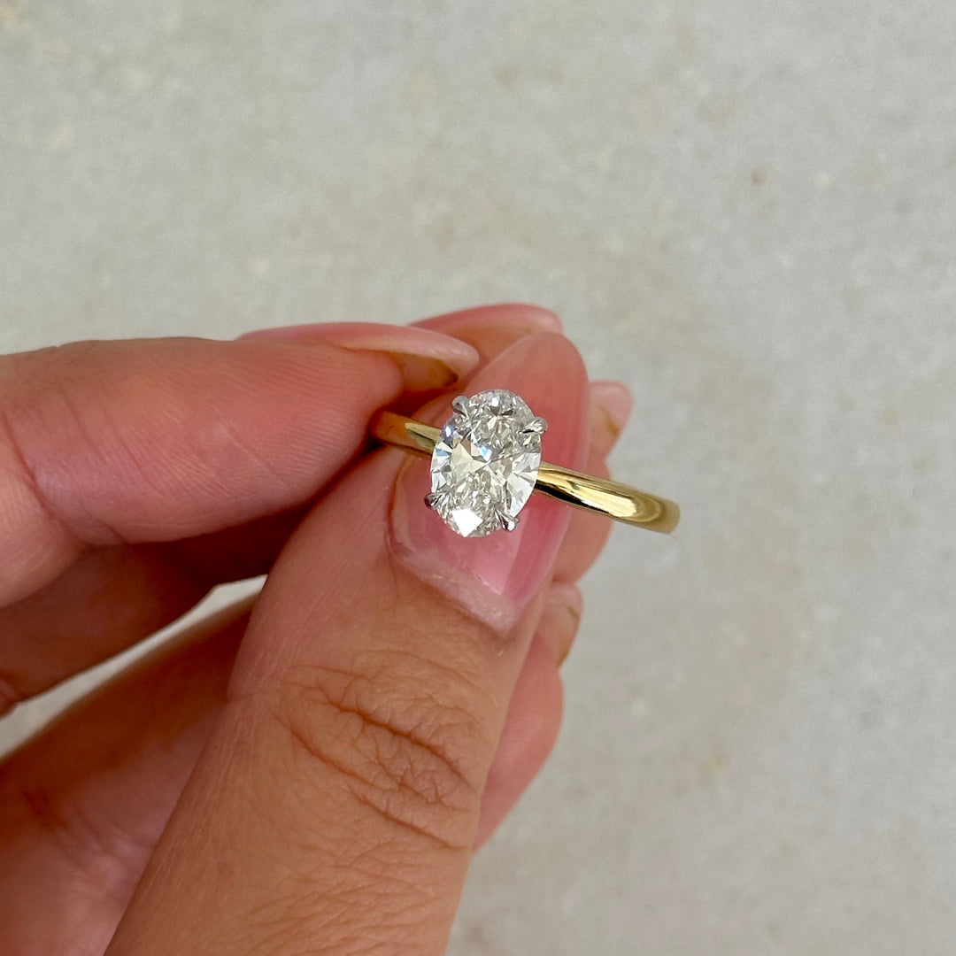 18ct Gold 1.5ct Grown Diamond Engagement Ring