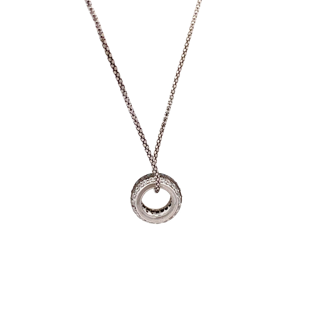 Sterling Silver Cubic Zirconia Necklace