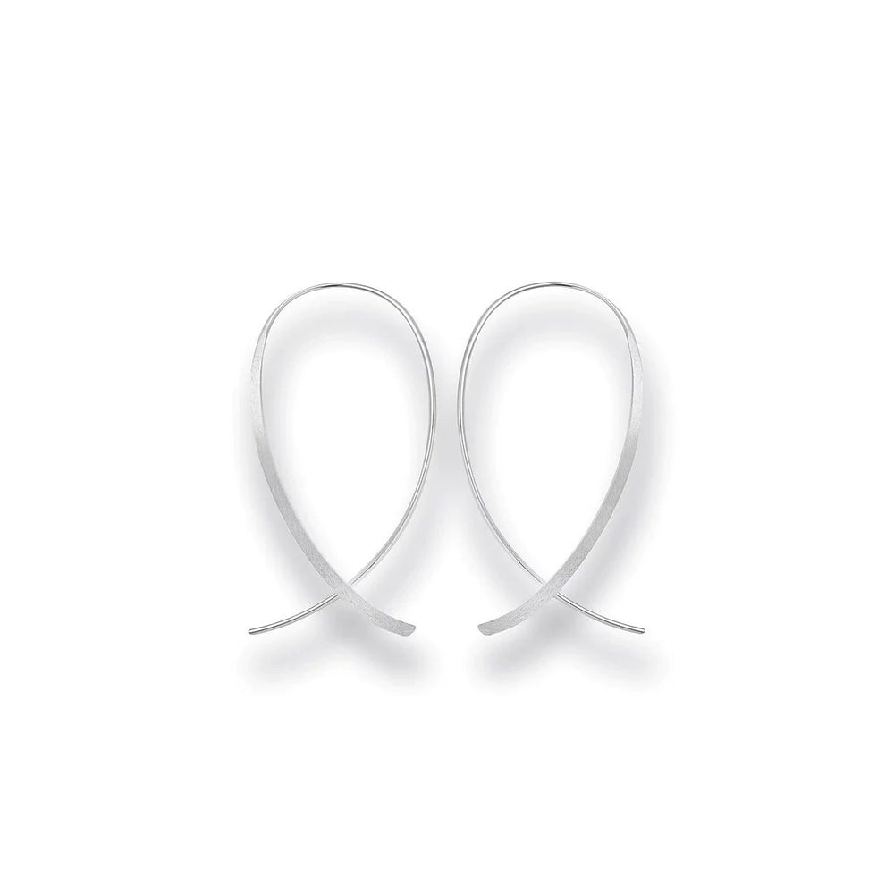 Sterling Silver Thread Earrings