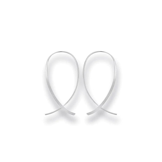 Sterling Silver Thread Earrings