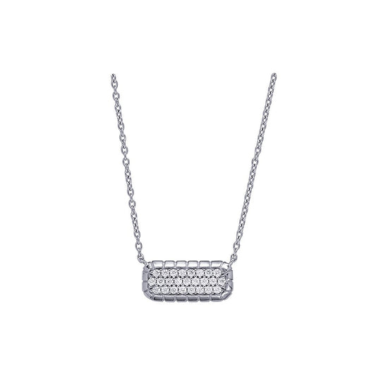 Sterling Silver Cubic Zirconia Necklace