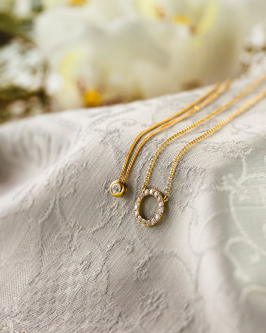 18ct Yellow Gold Circle of Life Necklace