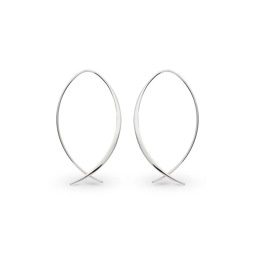 Sterling Silver Thread Earrings