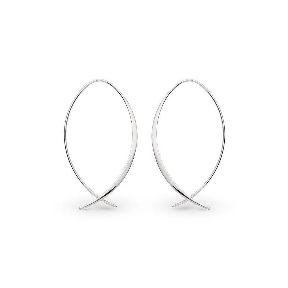 Sterling Silver Thread Earrings