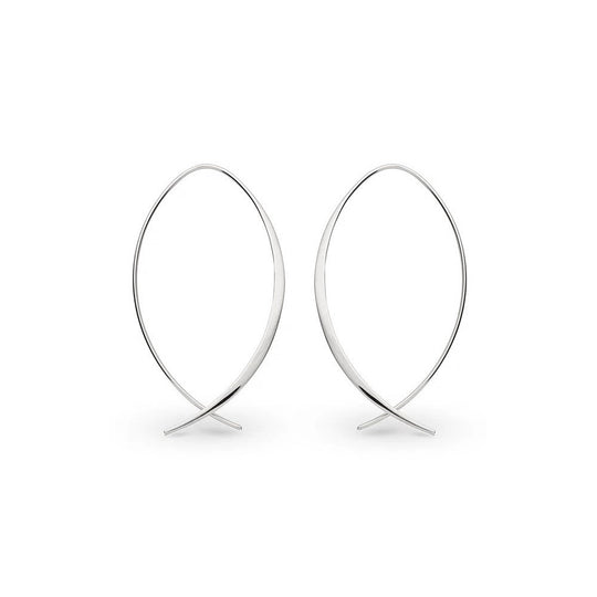 Sterling Silver Thread Earrings