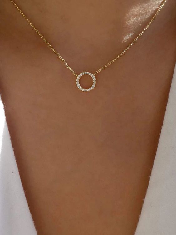 18ct Yellow Gold Circle of Life Necklace