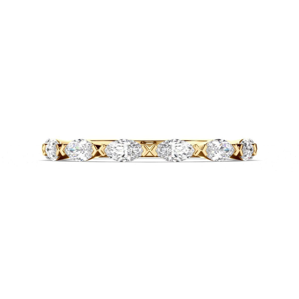 Marquise Cut Diamond Wedding Ring