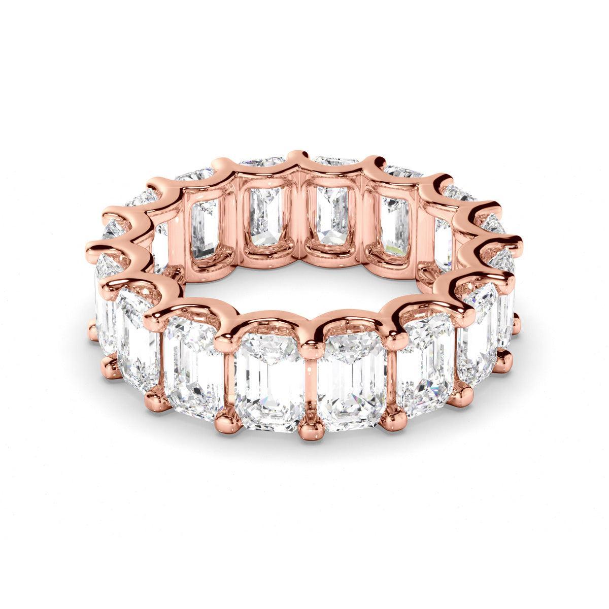 Emerald Cut Diamond Eternity Ring