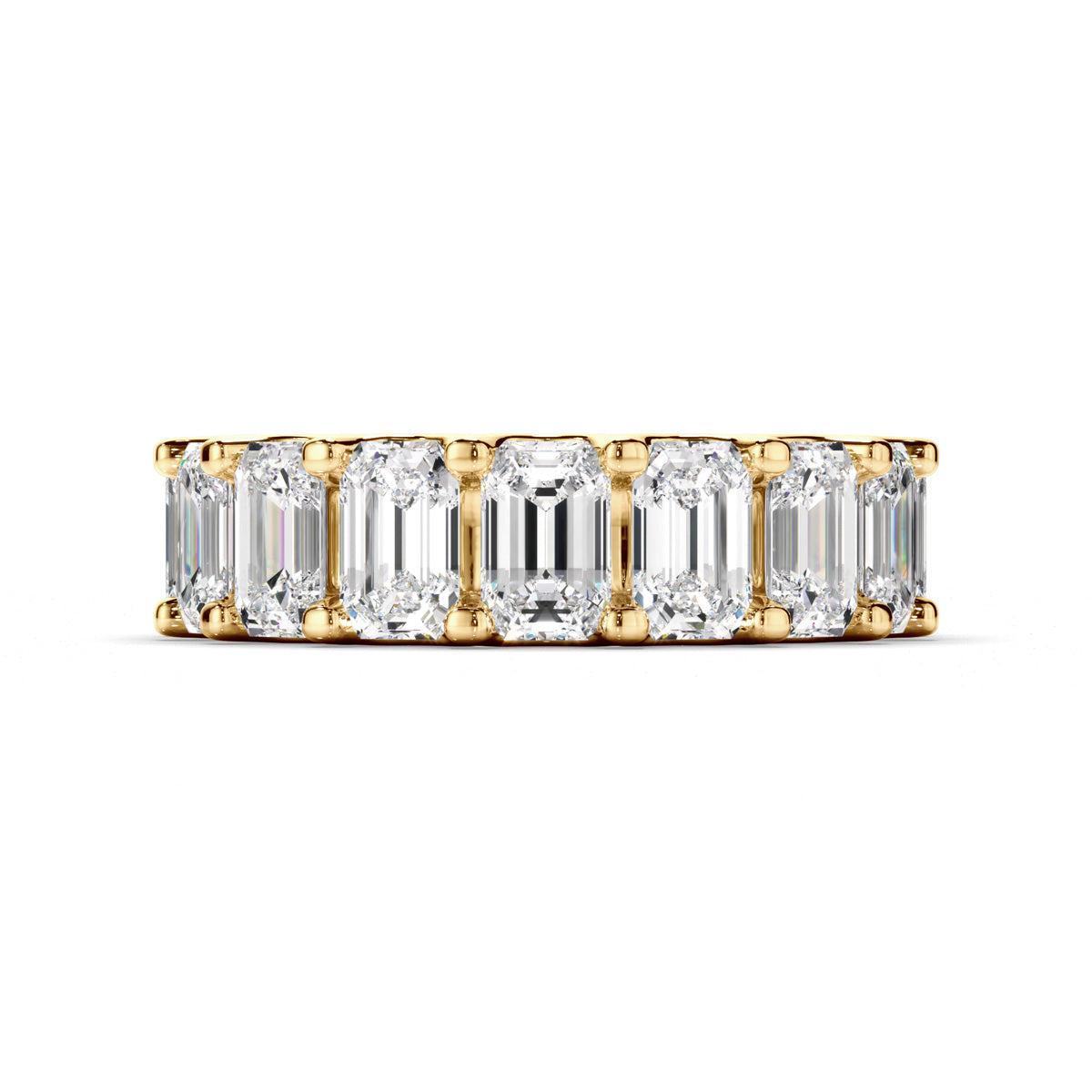 Emerald Cut Diamond Eternity Ring