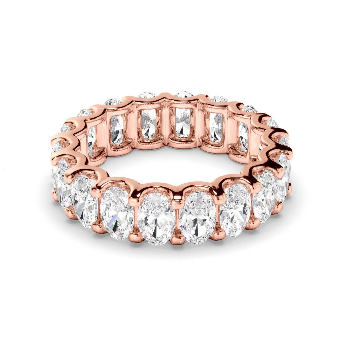Oval Cut Diamond Eternity Ring