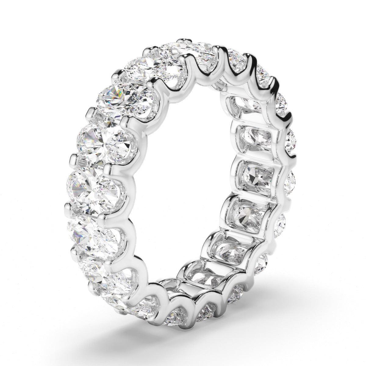 Oval Cut Diamond Eternity Ring