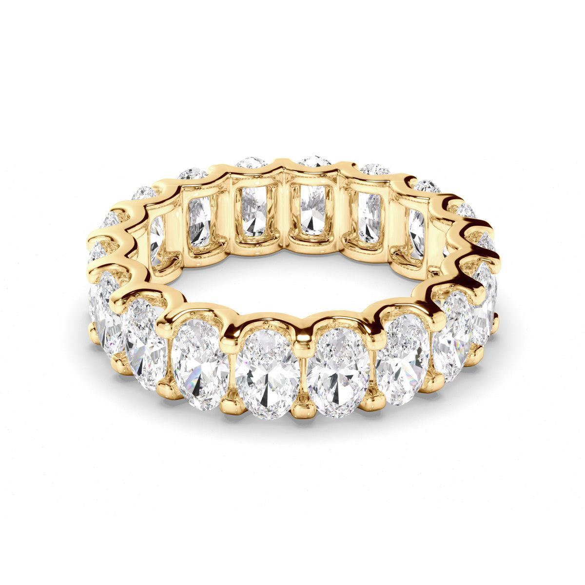 Oval Cut Diamond Eternity Ring