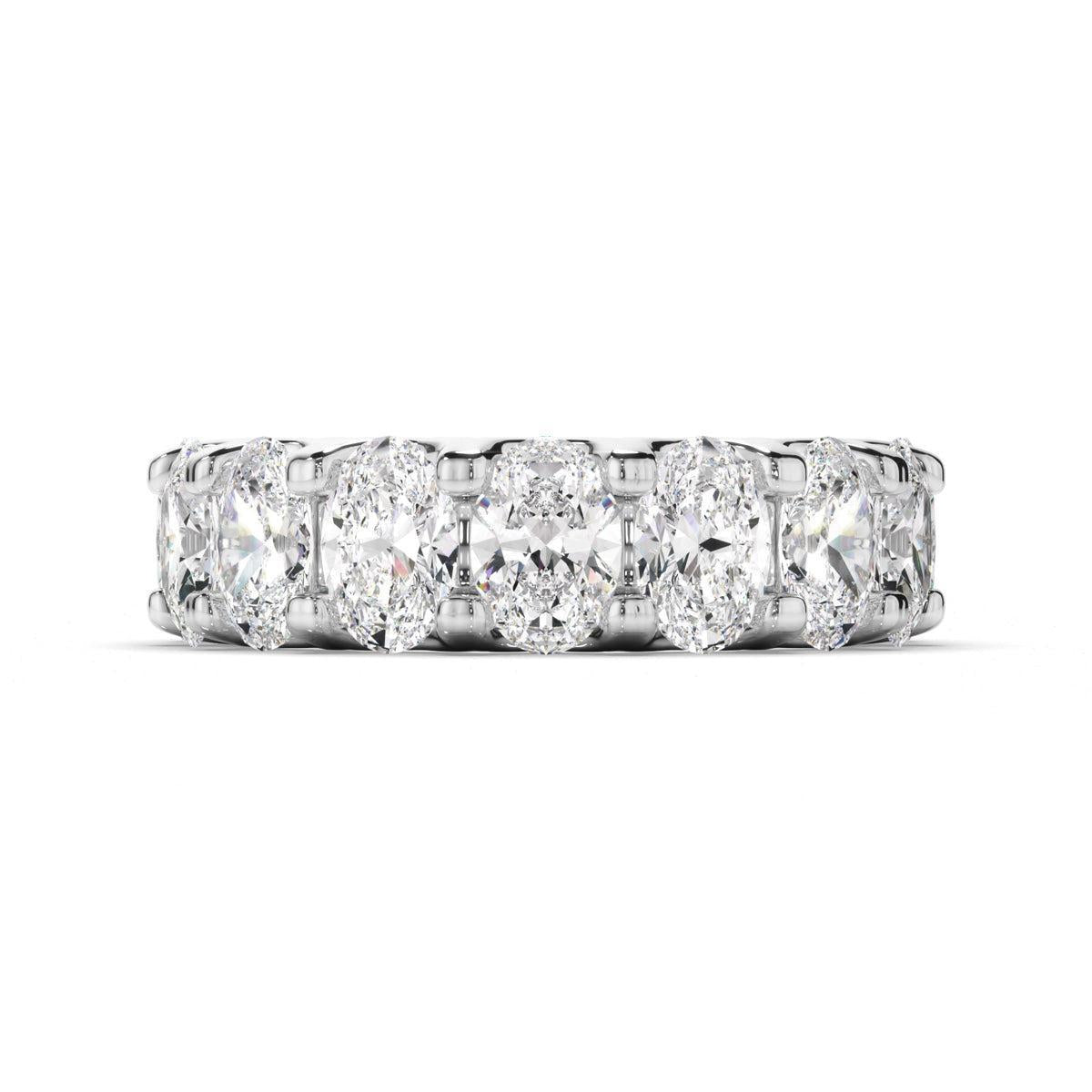 Oval Cut Diamond Eternity Ring