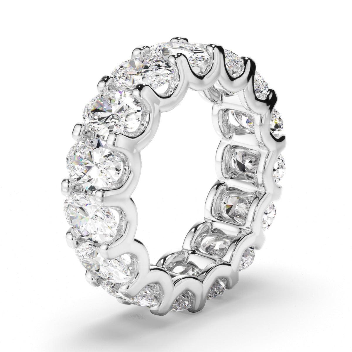 Oval Cut Diamond Eternity Ring