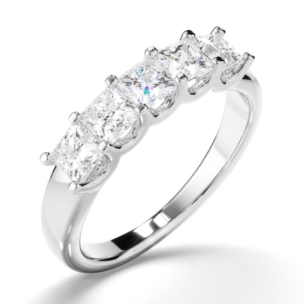 Princess Cut Diamond Anniversary Ring