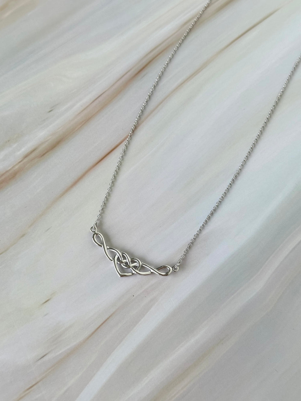 Sterling Silver Love you Forever Necklace