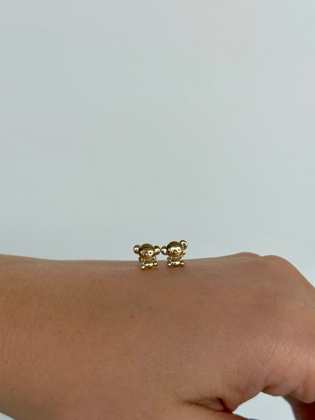 9ct Yellow Gold Koala Earrings