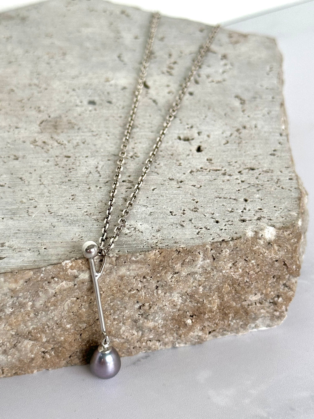 Sterling Silver Pearl Drop Necklace or Pendant