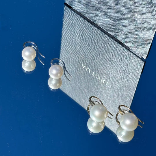 18ct Gold Autore South Sea Pearl Earrings