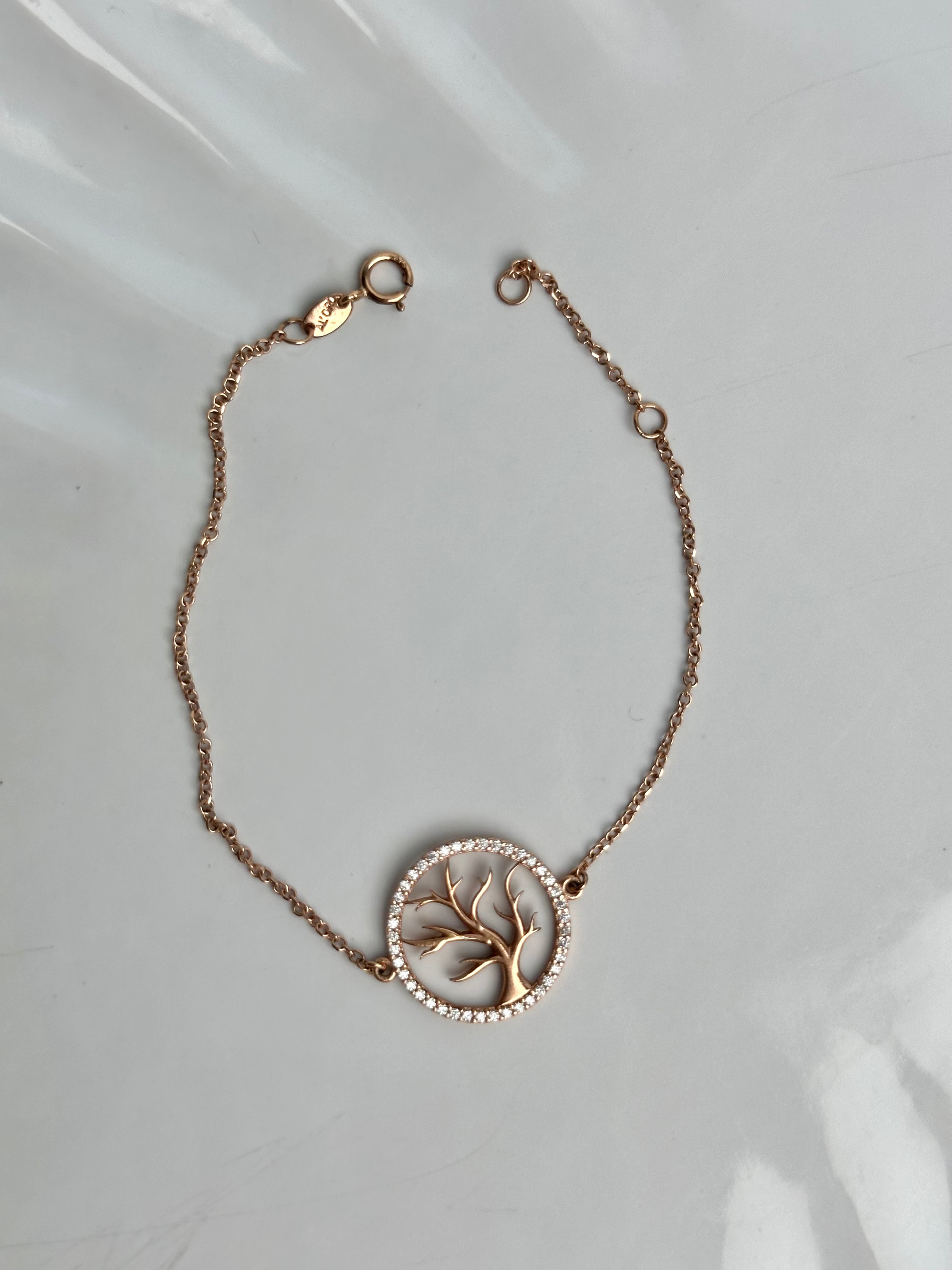 9ct Gold Tree Of Life Bracelet