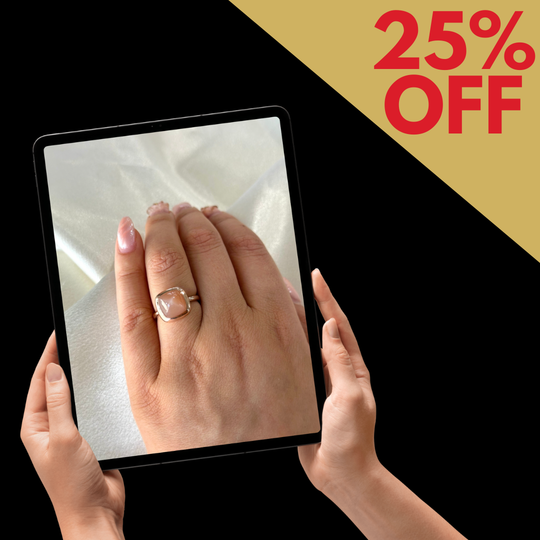 18ct Rose Gold Moonstone Ring