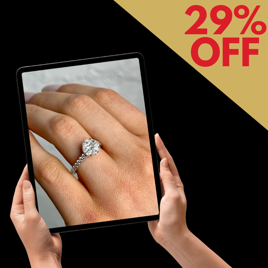 18ct White Gold Starlight Cluster Ring