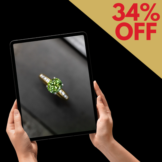 18ct Yellow and White Gold Tourmaline Ring