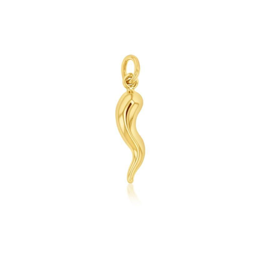 9ct Yellow Gold Mini Cornicello ‘Horn of Plenty’ Pendant