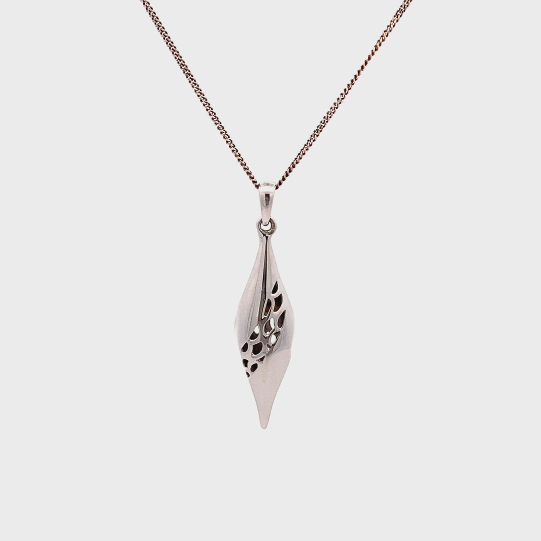 Sterling Silver Teardrop Necklace