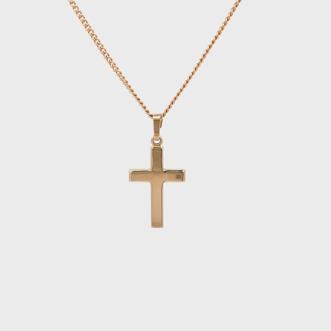 9ct Yellow Gold Cross