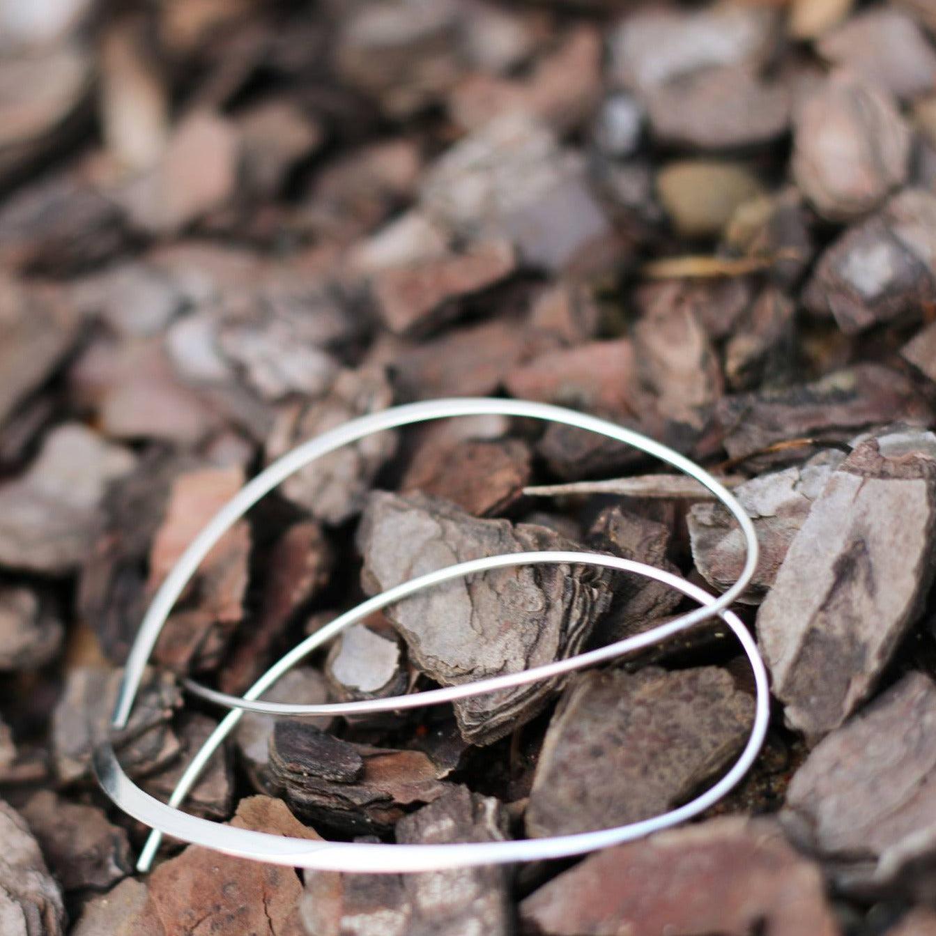 Sterling Silver Thread Earrings